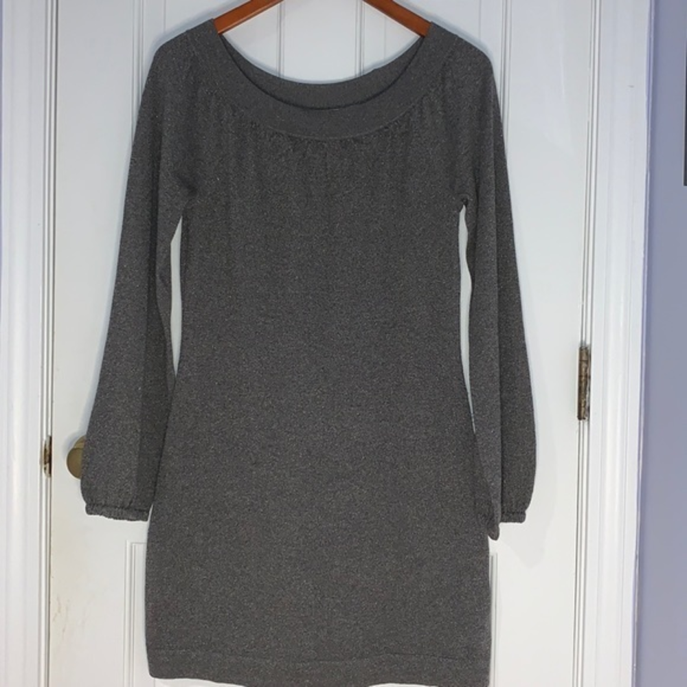 Gray sparkly dress